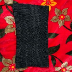 Black infinity scarf
